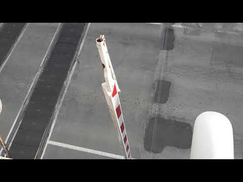 Passaggio a livello Nizza Monferrato (AT) - vista dall'alto