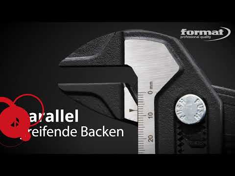FORMAT Zangenschlüssel mit 19-facher Feineinstellung | Produktvorstellung
