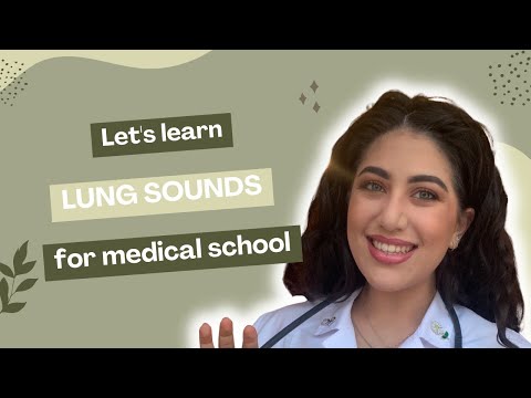 Learn LUNG SOUNDS with Me for Medical School!