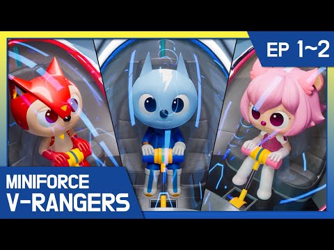 [Miniforce V-Rangers] ❇️ Introducing the V-Rangers! Miniforce Compilation Ep.1-2