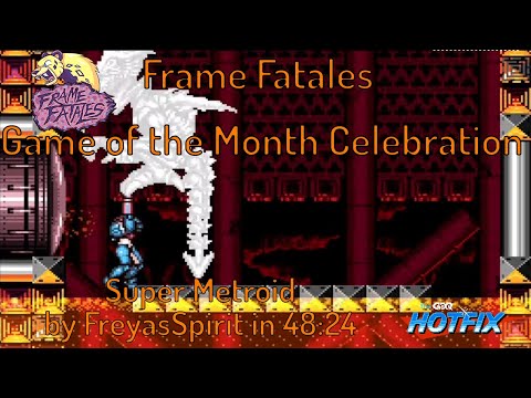 Super Metroid by FreyasSpirit in 48:24 - Frame Fatales Game of the Month Celebration