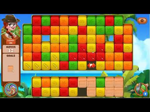 Lost Island Blast Adventure Level 31 - No Boosters