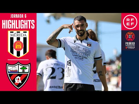 Resumen #PrimeraFederación | AD Mérida 3-0 Arenas Club de Getxo | Jornada 6 | Temp. 25/26