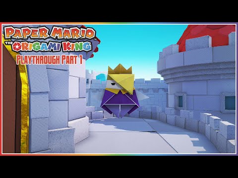 Paper Mario: The Origami King Playthrough Part 1 – Escaping the Trap