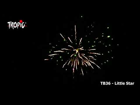 TB36 - Little Star - TROPIC Fireworks, Fajerwerki, Feuerwerk, Vuurwerk, Feu d'artifice