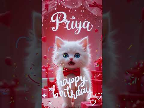 PRIYA Birthday Song – Happy Birthday To You - #priya