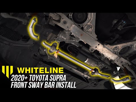 A90 Supra Front Sway Bar Install Guide