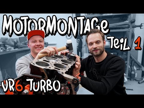 Wir bauen Marius VR6 Turbo Motor zusammen! Teil 1| Philipp Kaess |