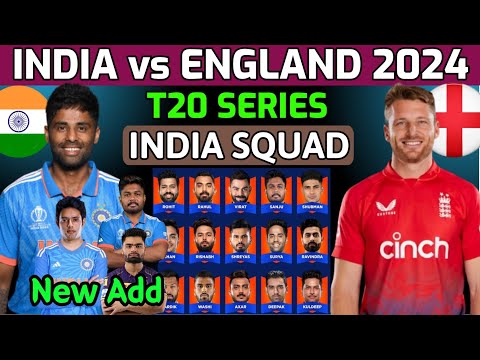 England Tour Of India T20 Series 2024 | Team India Final T20 Squad vs Eng |Ind vs Eng T20 Squad 2024
