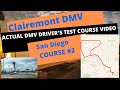 *ACTUAL ROUTE VIDEO* Clairemont CA DMV Drivers License Road Test