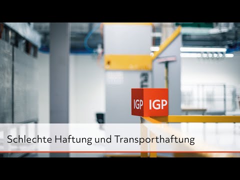 Schlechte Haftung und Transporthaftung