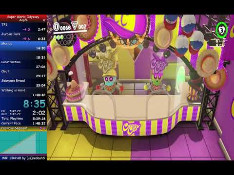 Super Mario Odyssey - Any% Speedrun in 1:37:52
