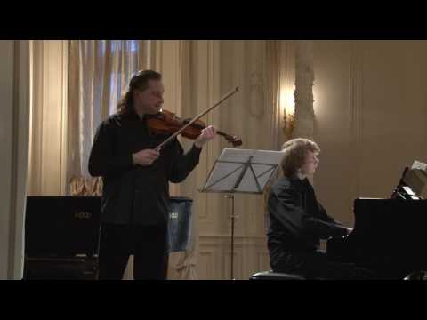 Pavel Milyukov (violin) English Hall of St. Petersburg Music House 2012-04-06 Part 2