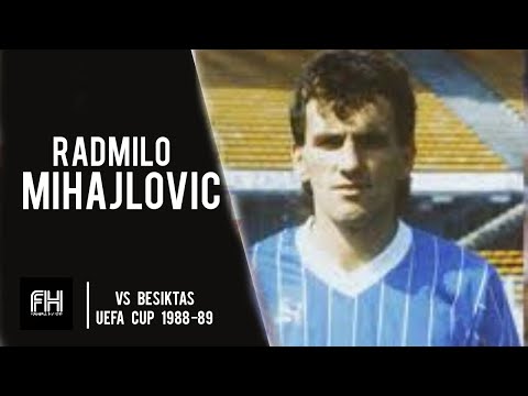 Radmilo Mihajlovic ● Goals and Skills ● Dinamo Zagreb 2-0 Besiktas ● UEFA Cup 1988-89