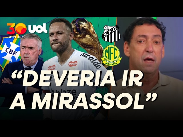 PVC: Sem jogar em Mirassol, Neymar deveria se explicar para Ancelotti