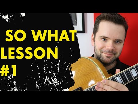 🔴SO WHAT: modal jazz standard guitar lesson❗️