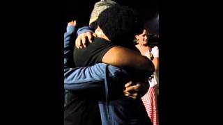 Hugging Boyd Tinsley