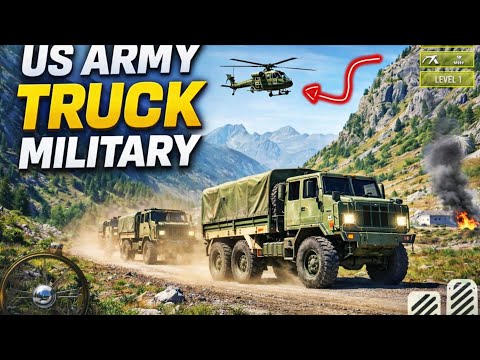 US Army Truck Simulator 3D 🚛 | Extreme Military Offroad Driving Gameplay