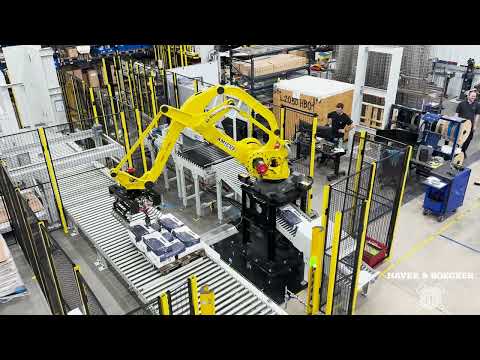 Haver & Boecker USA | Robotic Palletizer | Fanuc | AMICUS PAL