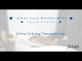 Online Ordering Threshold Limits