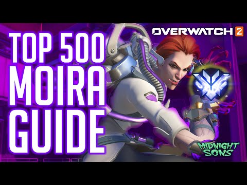 The Easiest Hero to Climb With! | Top 500 Moira Overwatch 2 Practical Gameplay Guide