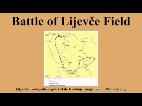 Battle of Lijevče Field