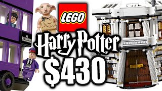 $430 LEGO Harry Potter GRINGOTTS + D2C KNIGHT BUS LEAK! by just2good