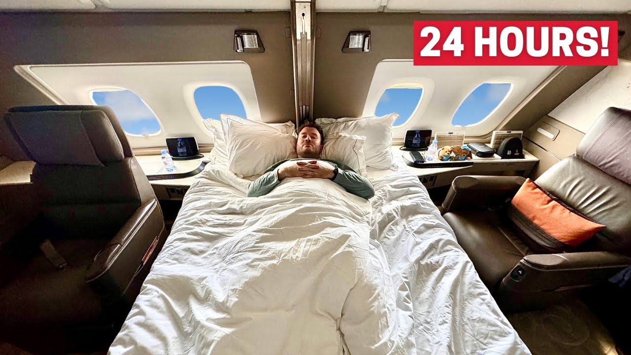 24hrs Flying First Class from Australia to England