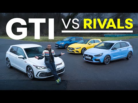 NEW VW Golf GTI vs Focus ST, AMG A35, Hyundai i30N | 4K