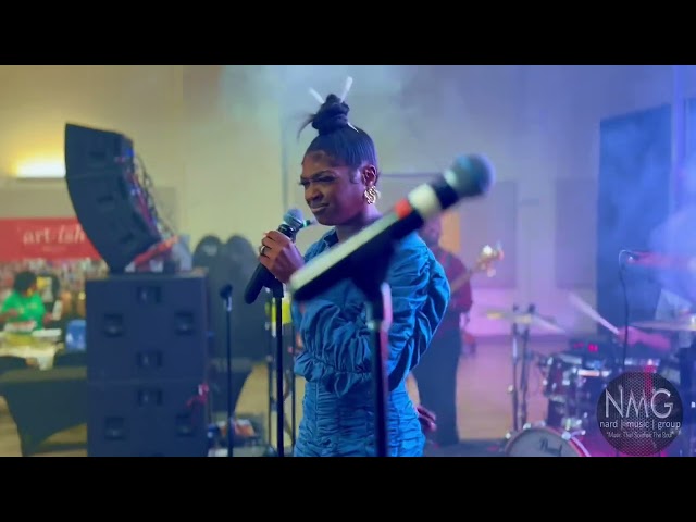 ADREANA sings at Artish Juneteenth Festival