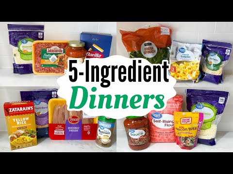 MUST-TRY 5-Ingredient Dinners