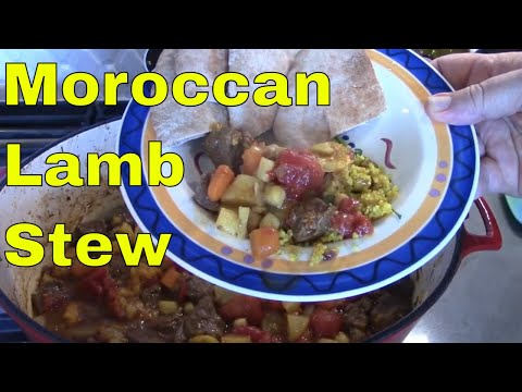 Moroccan Lamb Stew with Moroccan Couscous #tastytagine
