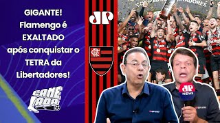 O futebol venceu! O Flamengo é o 1º tetracampeão da Libertadores no Brasil, e o Palmeiras…
