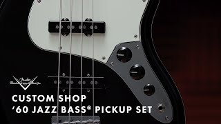 Video thumbnail for Custom Shop '60s Jazz Bass Pickup Set | Fender Custom Shop | Fender by Fender