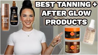 BEST TANNING + GLOW PRODUCTS ✨ | tanning essentials for a perfect tan + flawless blurred skin