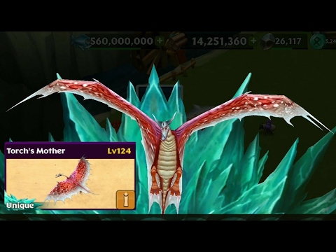 Torch's mother max level 124 titan mode||Dragons rise of Berk