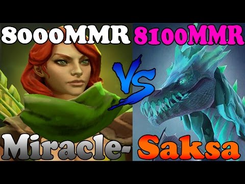 Dota 2 - Miracle 8000MMR vs Saksa 8100MMR - (Monkey) Business vs 4C&L Game 1 - The Defense Season 5