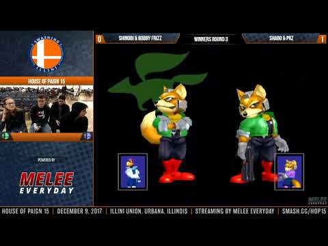 House of Paign 15 - Shinobi & Bobby Frizz (Fox) vs. Shabo & PRZ (Fox,Falco) - SSBM - Doubles, WR3