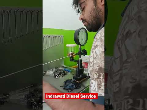 Checking a Nozzle's Pressure @indrawatidieselservice CRD Pump & Injector Repair Center