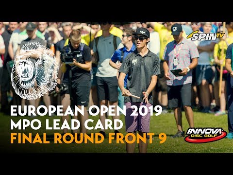 European Open 2019 MPO Lead Card Final Round Front 9 (Wysocki, McMahon, McBeth, Tamm)