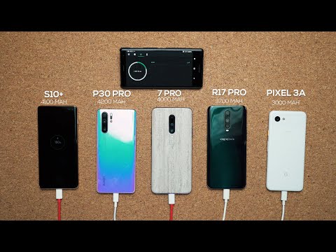 OnePlus 7 Pro vs Galaxy S10+ vs P30 Pro vs Pixel 3A Charge Test!