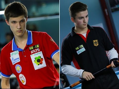 2015 Junior WC U19 - Maksim Dudanets vs Pascal Bruckmann