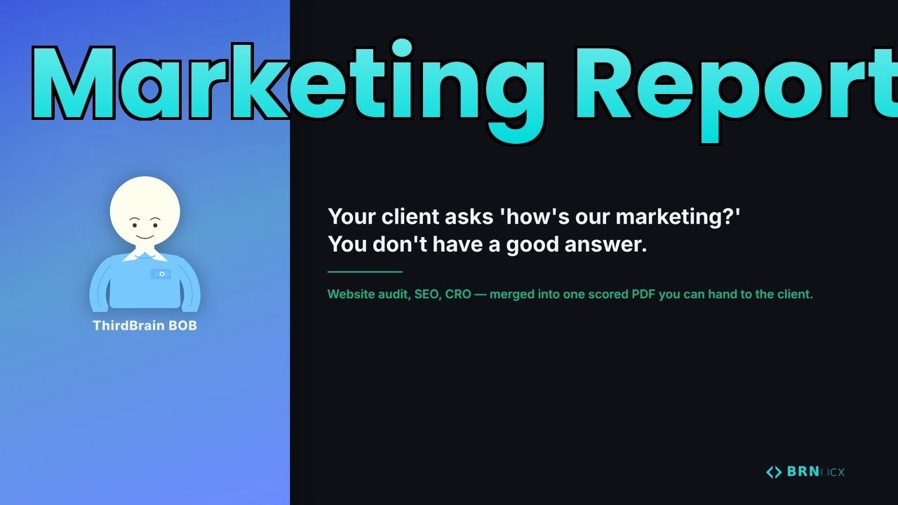 Your client asks 'how's our marketing?'