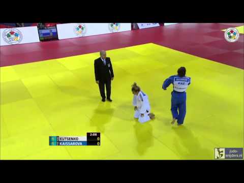 Judo 2013 Grand Prix Almaty: Kutsenko (KAZ) - Kaissarova (KAZ) [-52kg] rep