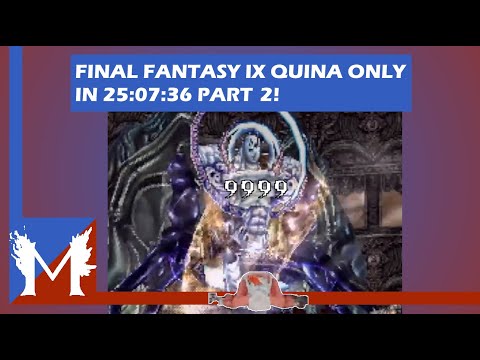 Final Fantasy IX Quina Only In 25:07:36 Part 2!