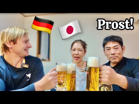 JAPANESE in-laws try German BEER!