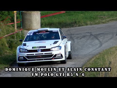 Rallye de Saint Marcellin 2023 - VW Polo GTI R5 N°6 - Dominique MOULIN et Alain CONSTANT