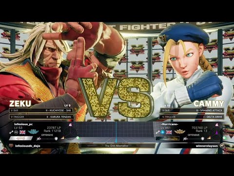 Street Fighter V:  MILDOM BST Infexious vs Hurricane - Winners Finals - EVO 2021 Online EU West