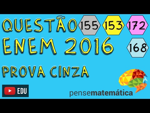 Questão 155 da Prova Cinza no Enem 2016
