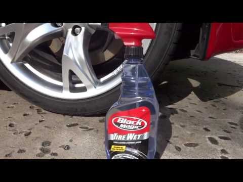 Black Magic Tire Wet review test results before and after on my 2009 Nissan 370z.